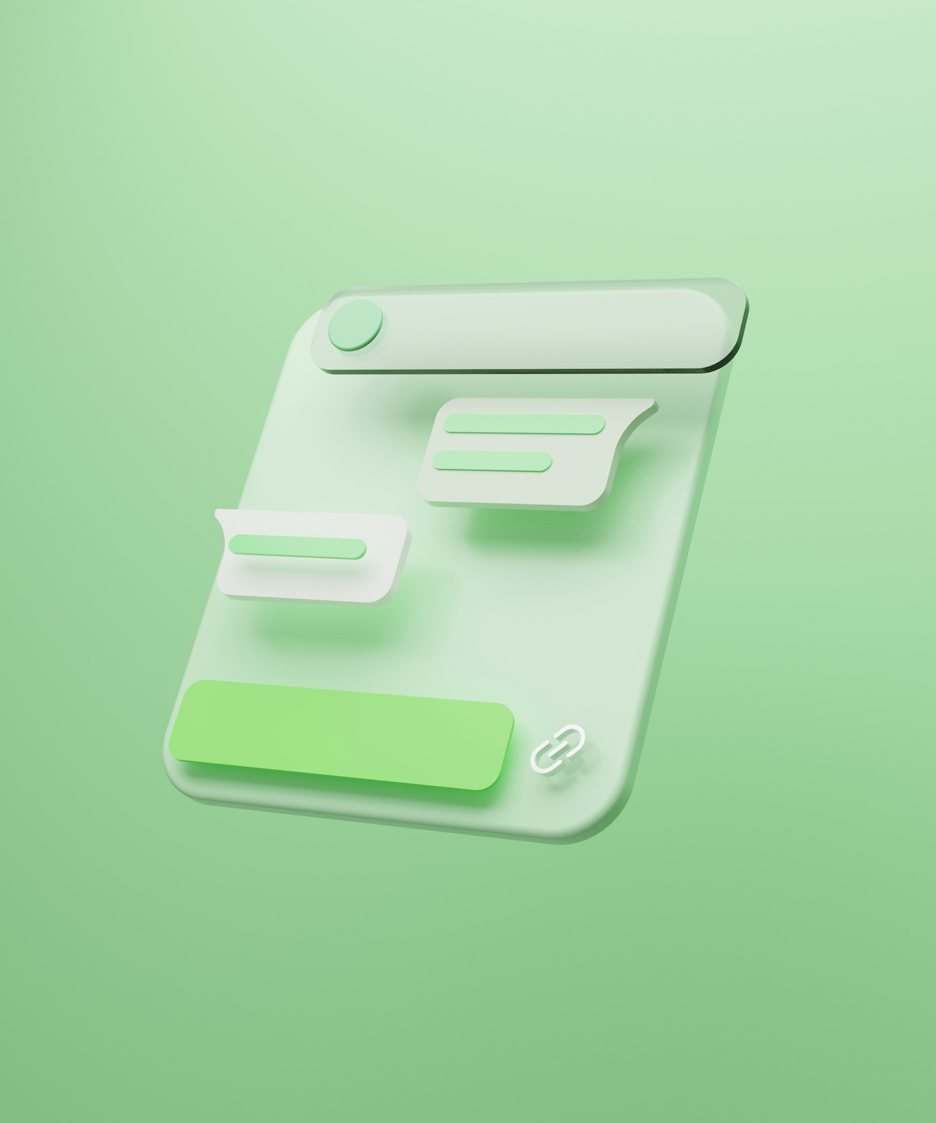 A green and white computer mouse pad