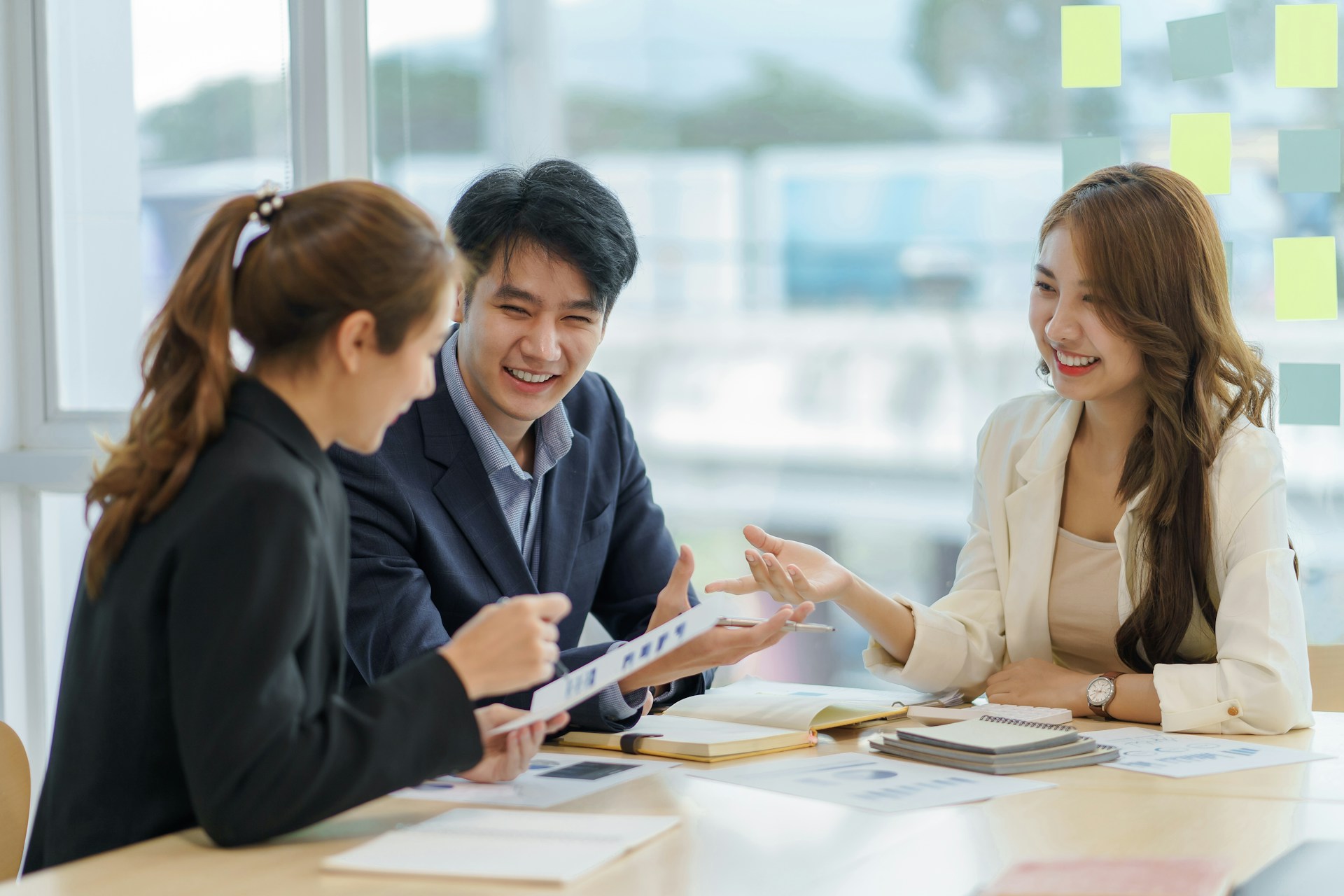 Group of people talking